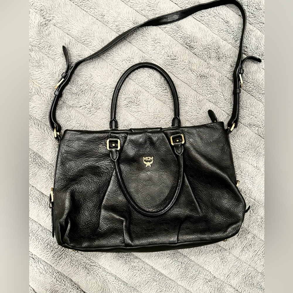 EUC MCM Leather Bag